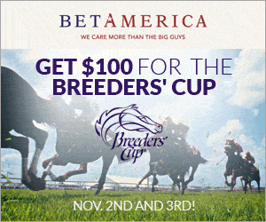 Breeders’ Cup Betting: Bet America Offering Free $100 Breeders’ Cup Bankroll