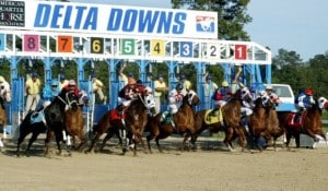 A field of 10 head to the gate in Saturday's $1 million Delta Jackpot at Delta Downs. (Photo credit: Delta Downs).