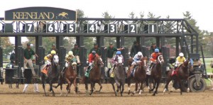 Keeneland hosts three Breeders' Cup Challenge "Win and You're In" races on Saturday. (Photo credit: Keeneland .com)