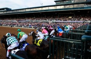185 horses were entered in the 2016 Breeders' Cup, 13 championship races at Santa Anita. (Photo credit: Breeders' Cup Ltd. ).