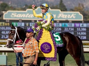 Classic Empire sits atop the Road to the Kentucky Derby points race after his victory in the Breeders' Cup Juvenile (photo credit: Breeders' Cup Ltd.)