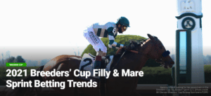 2021 Breeders' Cup Filly & Mare Sprint Betting Trends