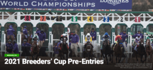2021 Breeders' Cup Pre Entries