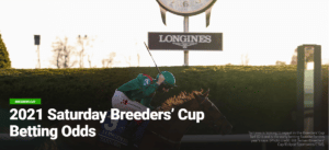 2021 Saturday Breeders' Cup Betting Odds
