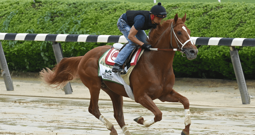 Rich Strike Trains Forwardly for Belmont Stakes